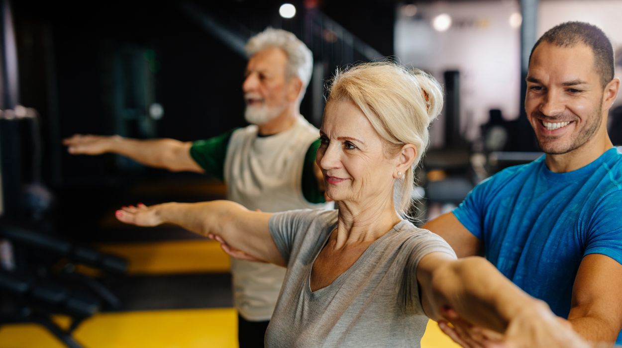 osoba starsza - ćwiczenia na mięśnie